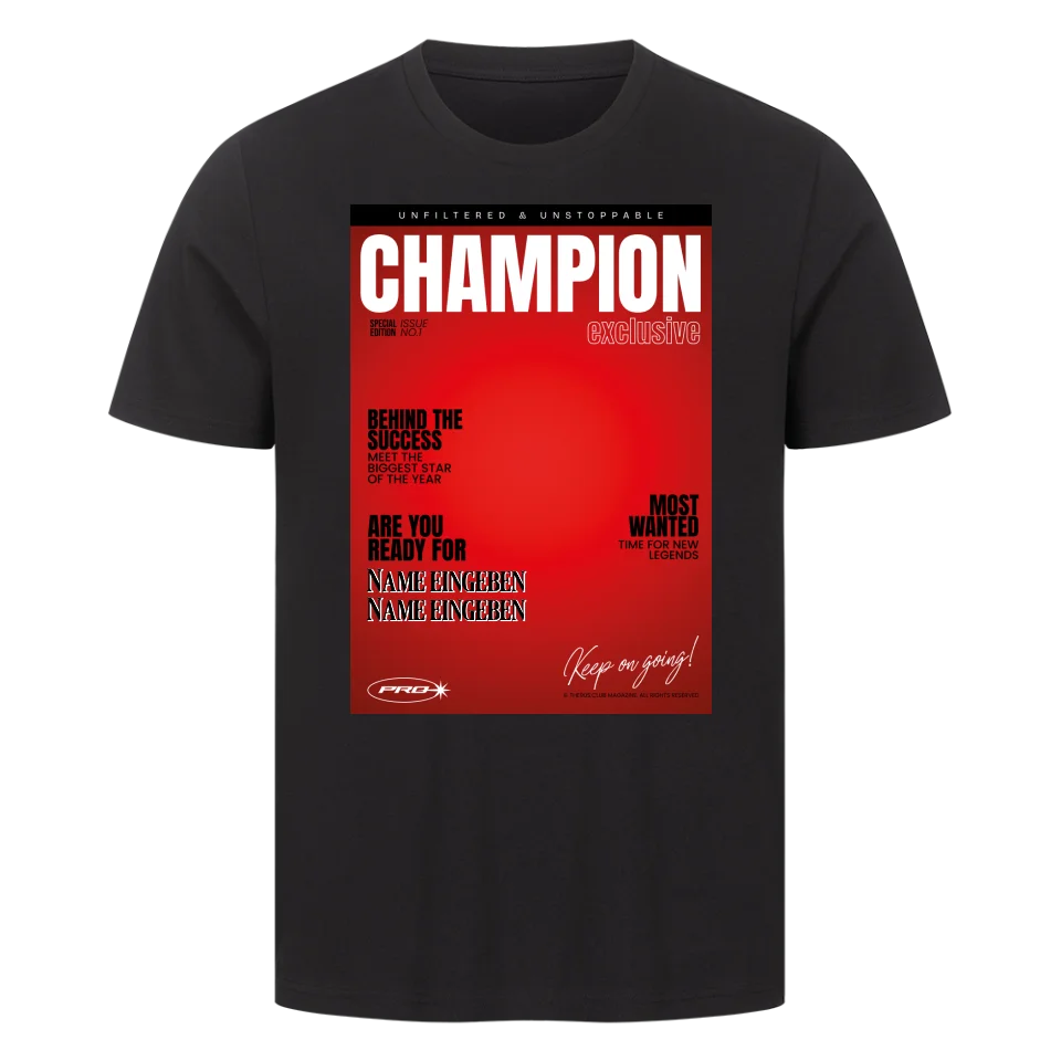 Champion Magazin Cover Style