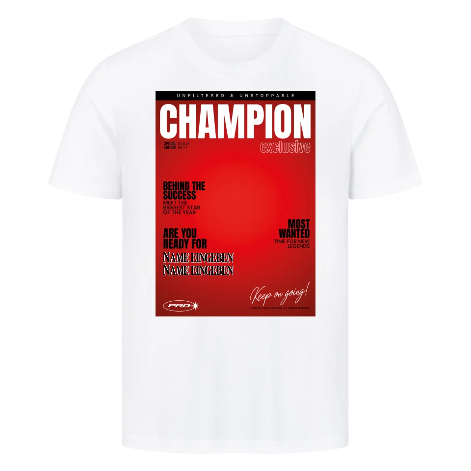 Champion Magazin Cover Style