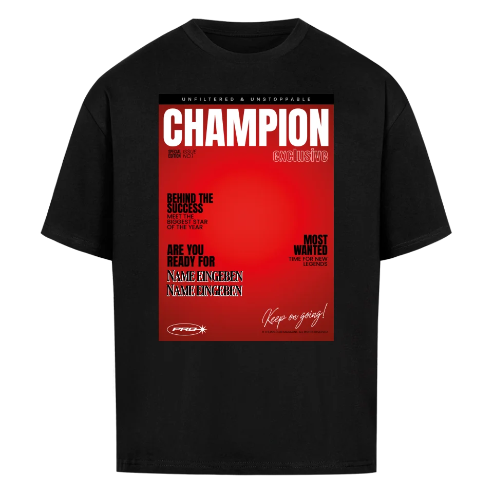 Champion Magazin Cover Style