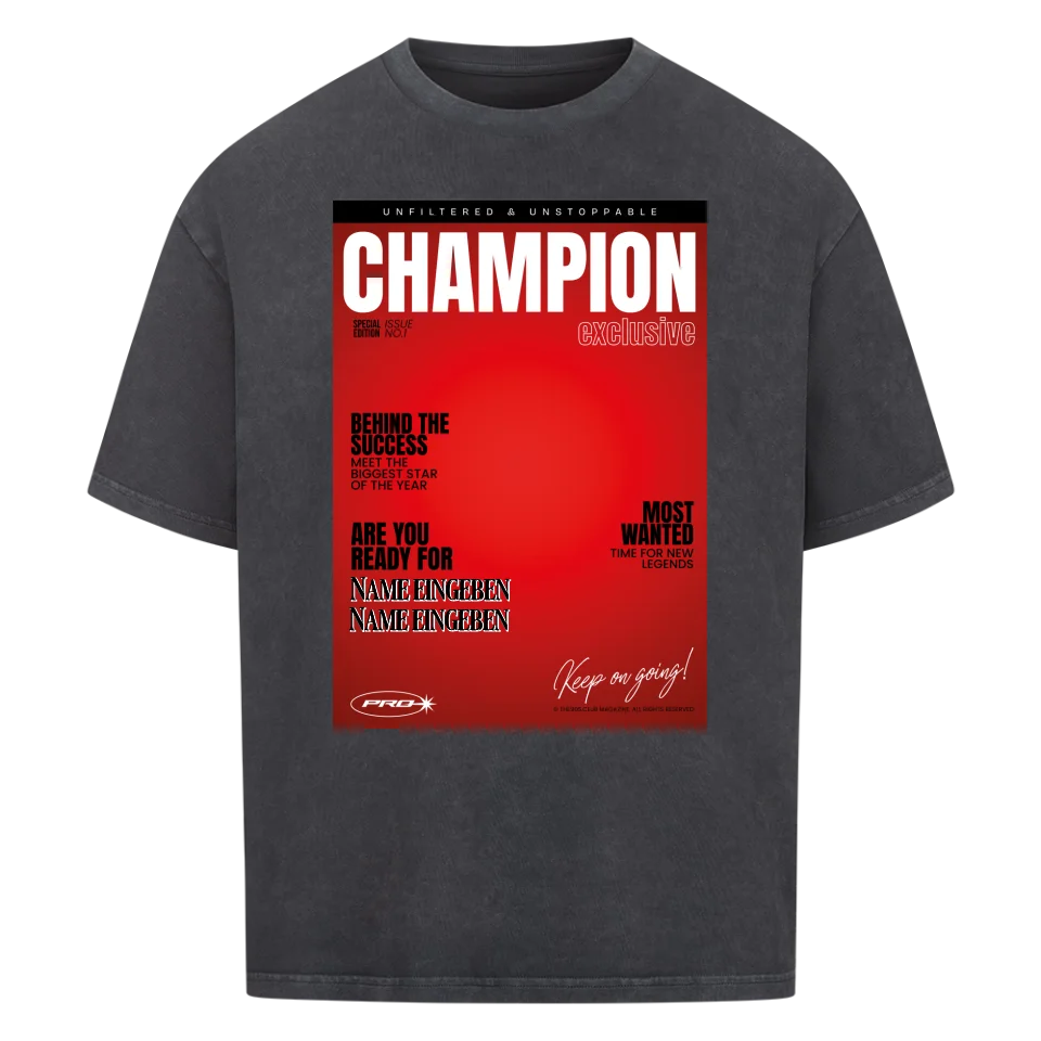 Champion Magazin Cover Style