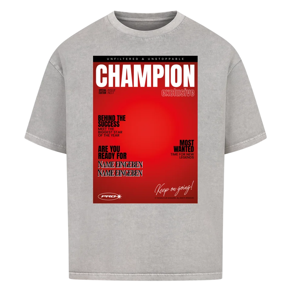 Champion Magazin Cover Style