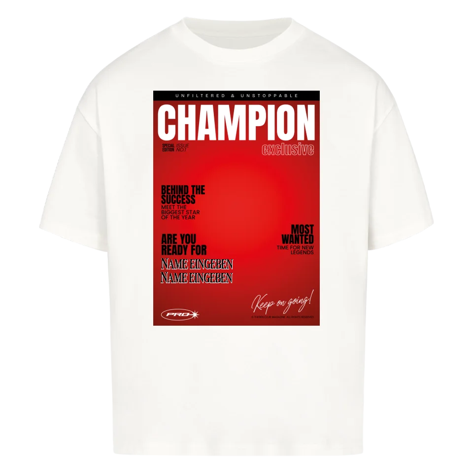 Champion Magazin Cover Style