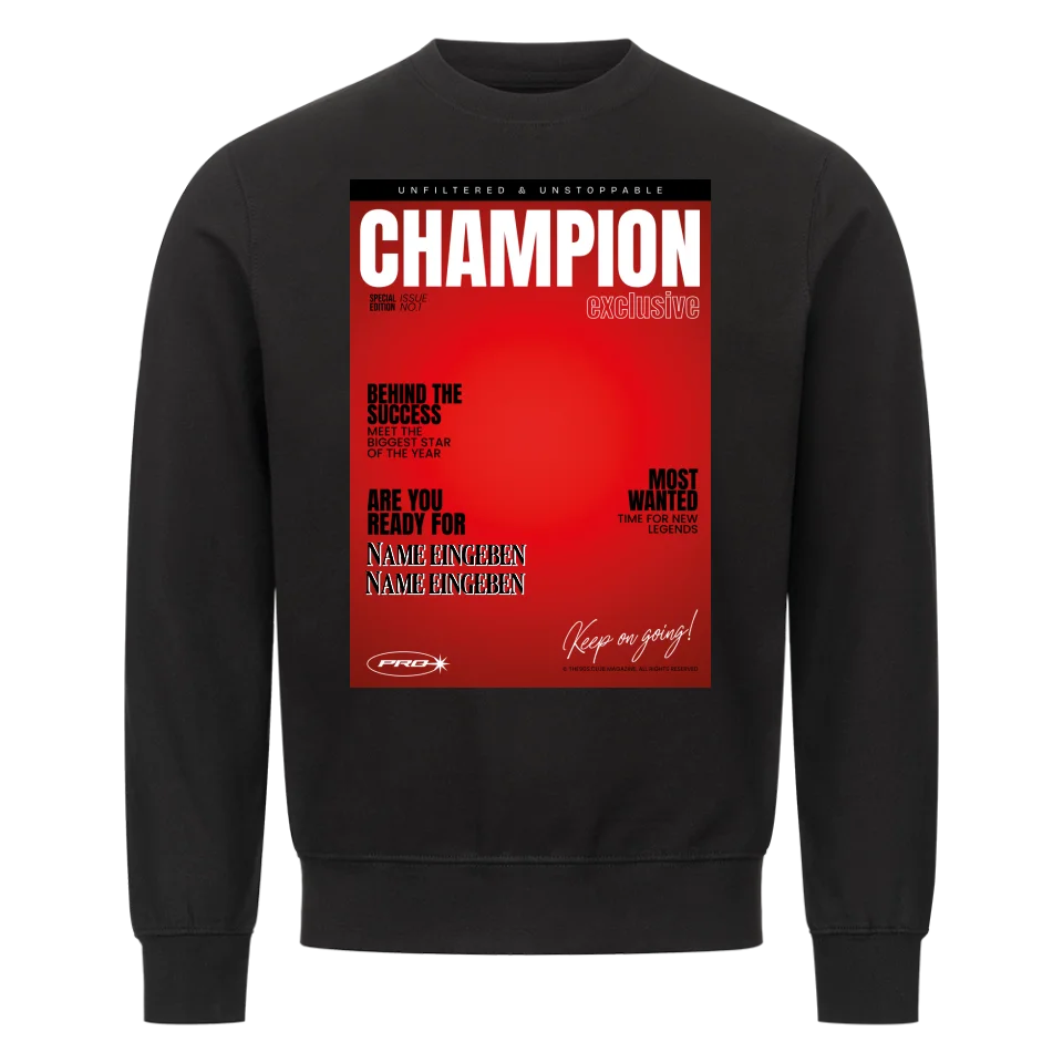 Champion Magazin Cover Style