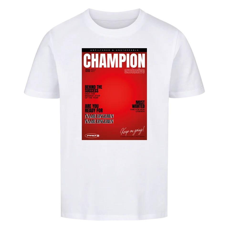 Champion Magazin Cover Style