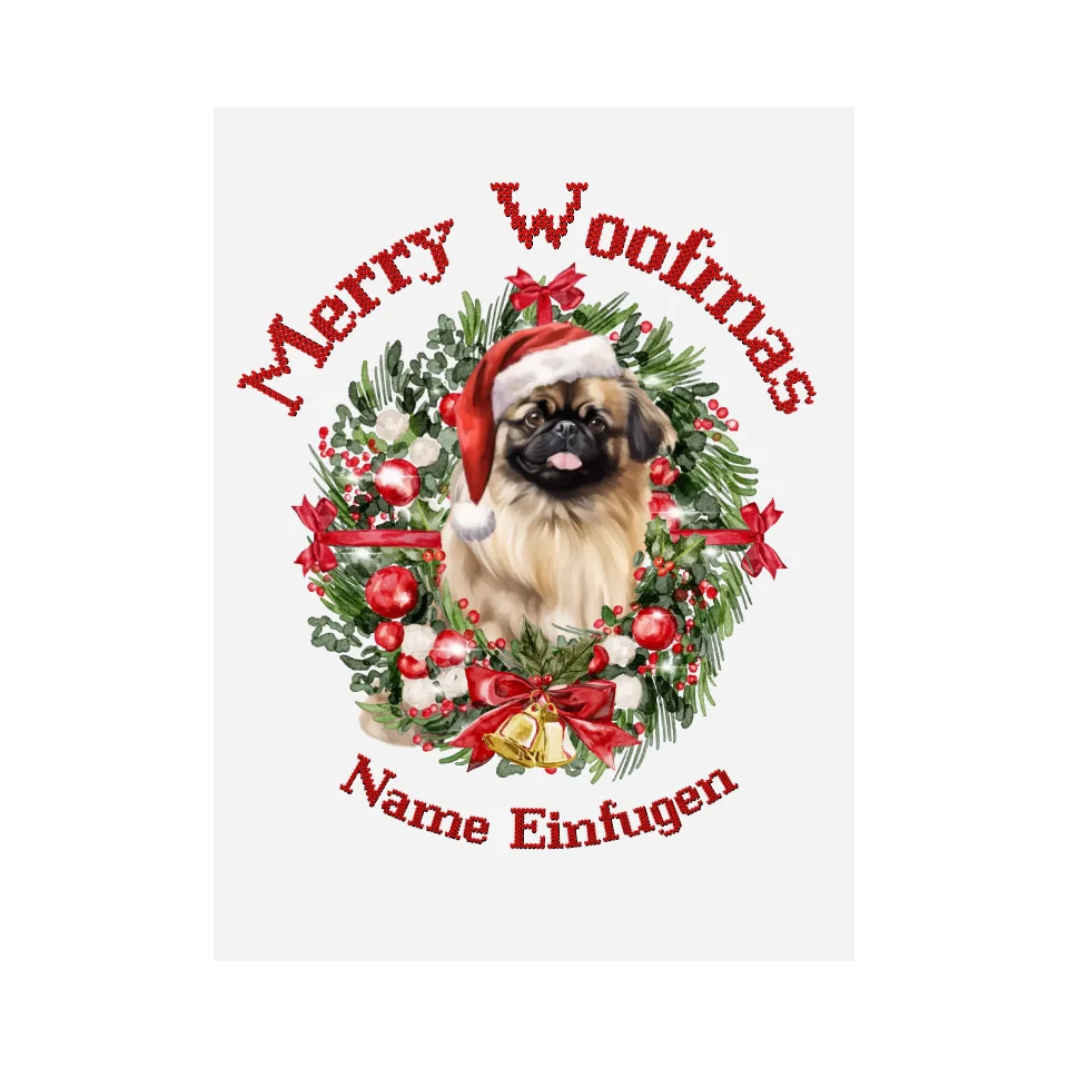 Individuell personalisierbare Poster – mit eigenem Hund & Text gestalten | Merry Woofmas